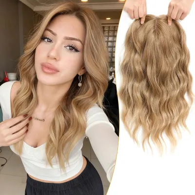 Women Chemical Fiber Long Curly Hair Gradient Color Wig