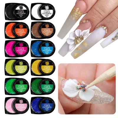Nail Art Carved 4d Nail Polish Gel