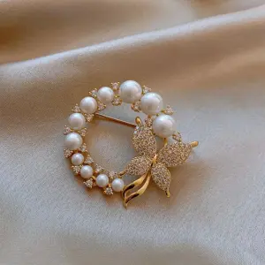 Women Fashion Cute Multicolor Cherry Blossom Ally Brooches