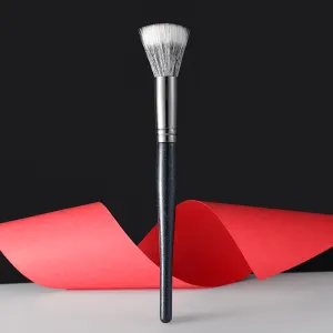 9 Pieces Small Purple Potato Makeup Brush Set Long Rod Soft Plant Fiber Hair Purple Makeup Brush