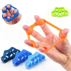 Silicone Finger Hand Joint Massager Rehabilitation Physiotherapy Relax Finger Blood Circulation