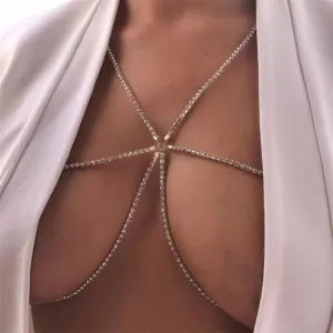 Simple Star Shape Zircon Decorative Copper Body Jewelry
