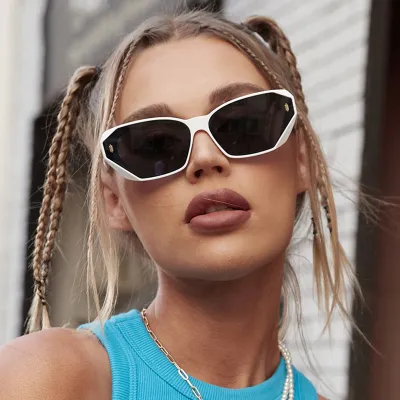 Women Fashion Small Frame Shaped Cat Eye Sunglasses
