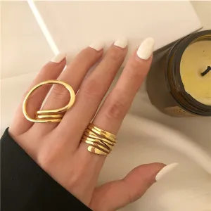 Women Fashion Drip Eyes Pink Heart Ring