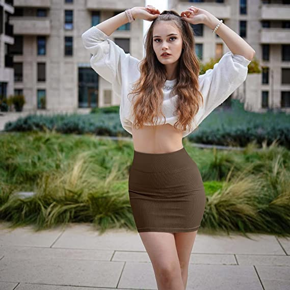 【NONCODE】Wesson Color Matching Ribbed Skirt Victoria Ribbed Midi Skirt | 2 Colors – FIERCE FASHION by Lexi