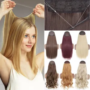 Fashion One-Piece Long Curly Hair Wig Hair Extension