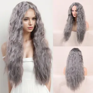Women Fashion Long Curly Fluffy Wig