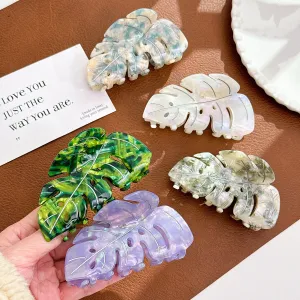Fashion Leaves Acetate Hairpin