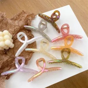 Simple Colorful Large Hair Grip