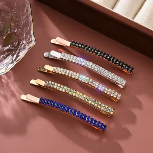 Fashion Double Row Rhinestone Hairpin Hairpin