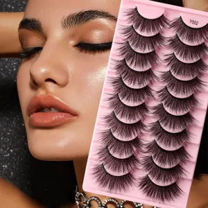 Five Pair Of Curly Fox False Eyelashes