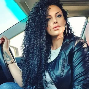 Women Fashion Long Curly Wig