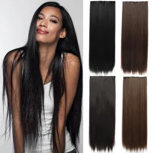 Women Fashion Straight Hair Extensions Wig