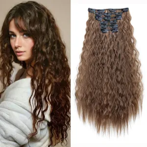 Women Fashion Long Curly Hair Wig