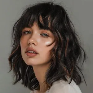 Women Fashion Wave Short Hair Wig