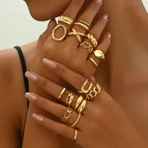 Women Fashion Drip Eyes Pink Heart Ring