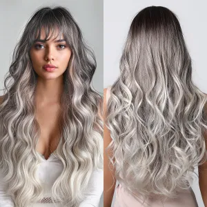 Fashion Bangs Long Curly Wig