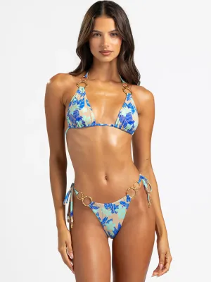 Women Summer Vacation Fashion Halter Neck Bandage Bikini Swimwear